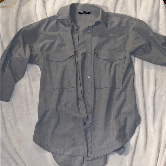 Zara Tops - Zara oversized boyfriend shirt size M